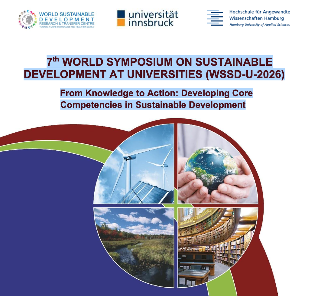 77th World Symposiums on Sustainable Development at Universities (WSSD-U-2026) | Prof. Dr. Ina Scheffler