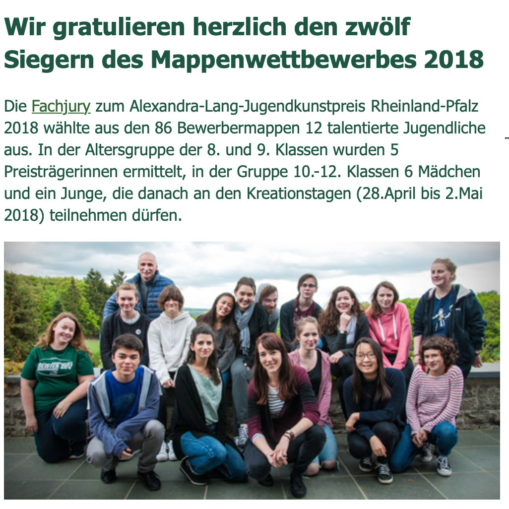 Alexandra-Lang-Jugendkunstpreis | Prof. Dr. Ina Scheffler